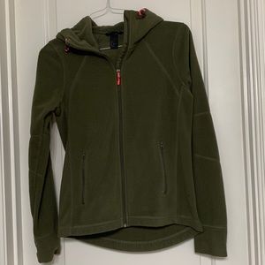 Dark green zip up